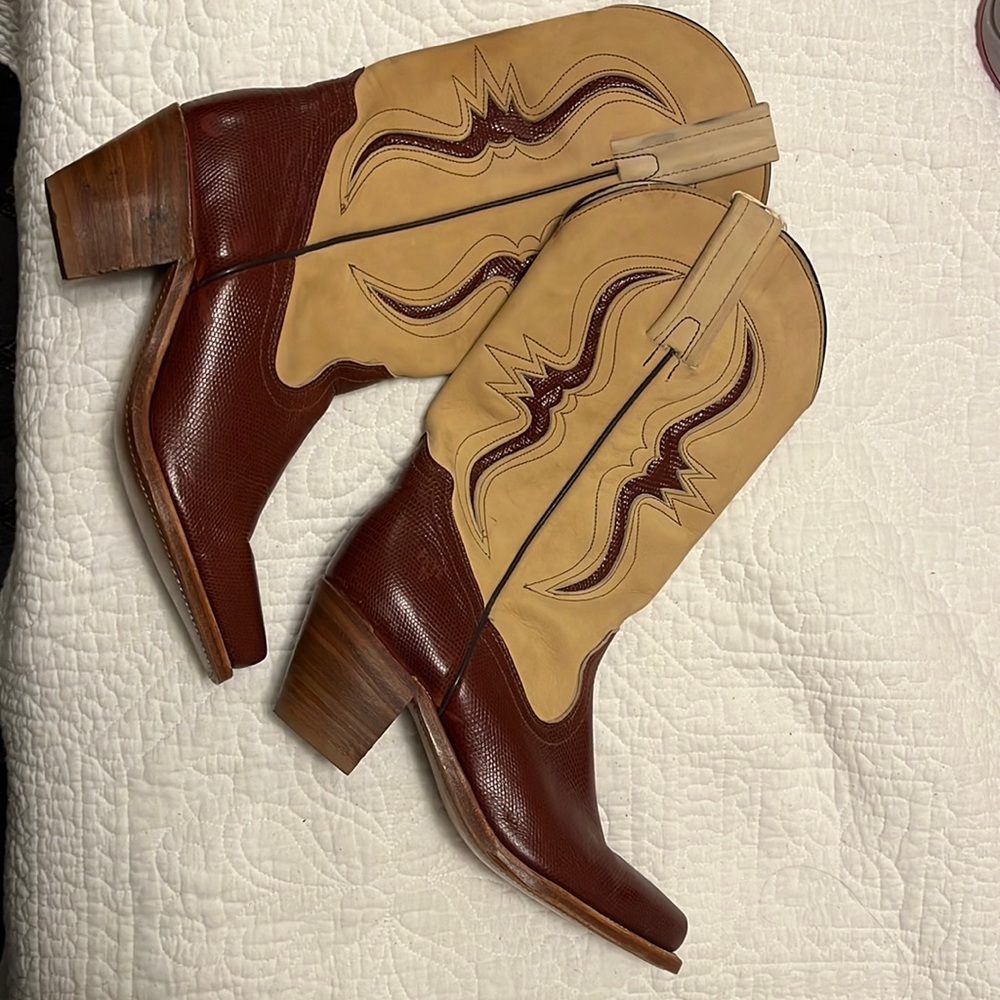Vintage Frye cowboy boots
